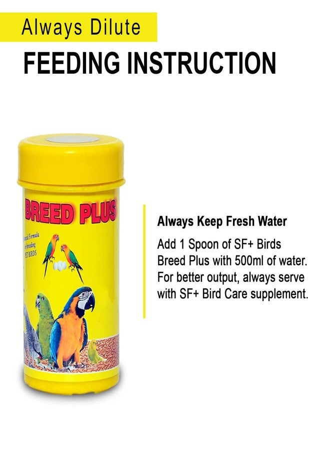 TUNAI SF+ Breed Plus Advanced Formula for Bird Breeding |50g| Improves Better Fertility, Egg Production for Love Birds, Budgies, Cockteils & Finches - Image 2